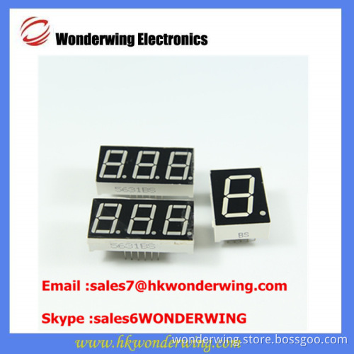 New 3 Digits 7-Segment Digital Tube LED display